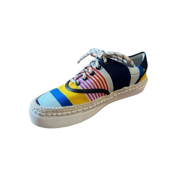 Kate Spade - Boat Party - Multi Bright Color Fabric Sneakers Women’s Size 5B - Picture 4 of 8